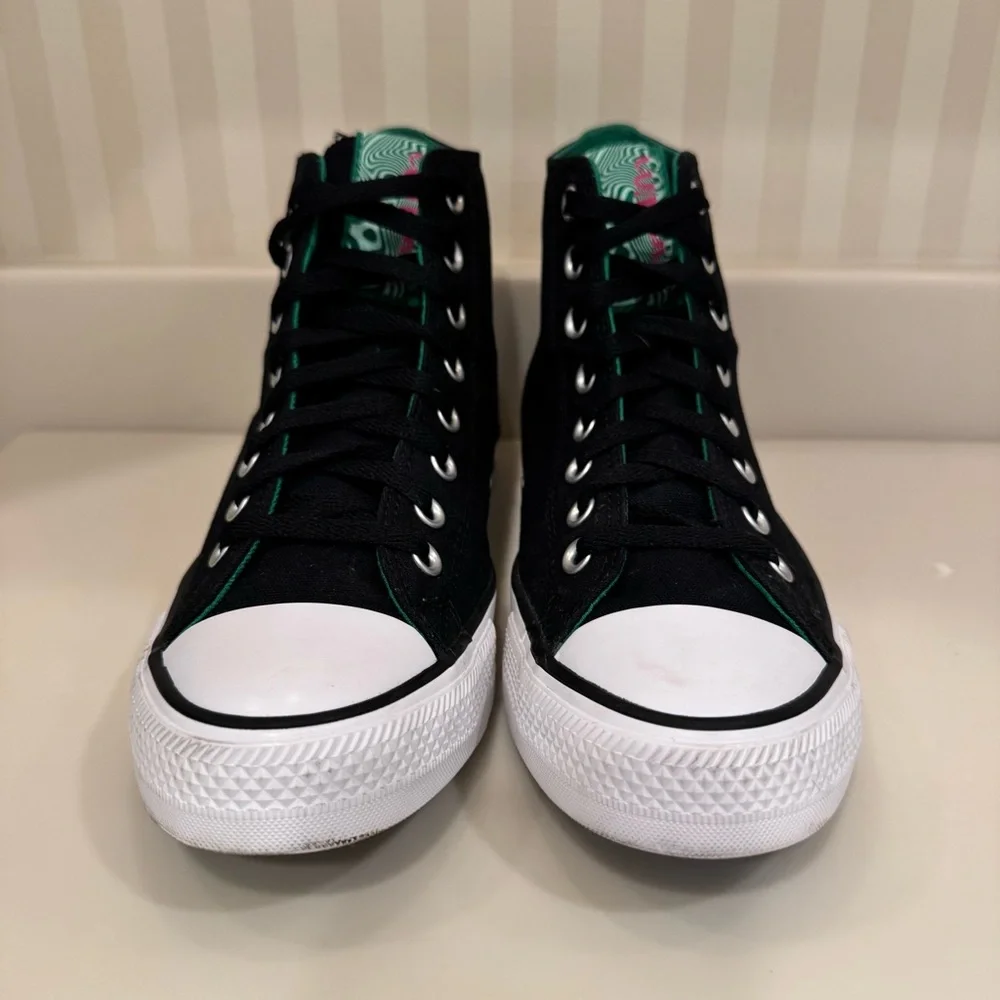 Converse Chuck Taylor All Star Hi Top "See Beyond" Black Sneakers Unisex - Picture 5 of 16